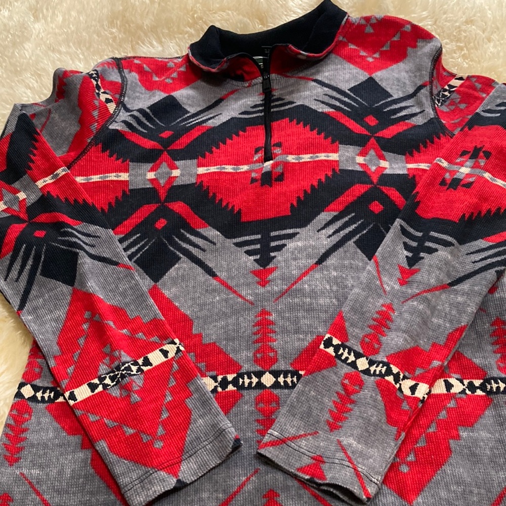Lauren Ralph Lauren active 3/4 zip front size L